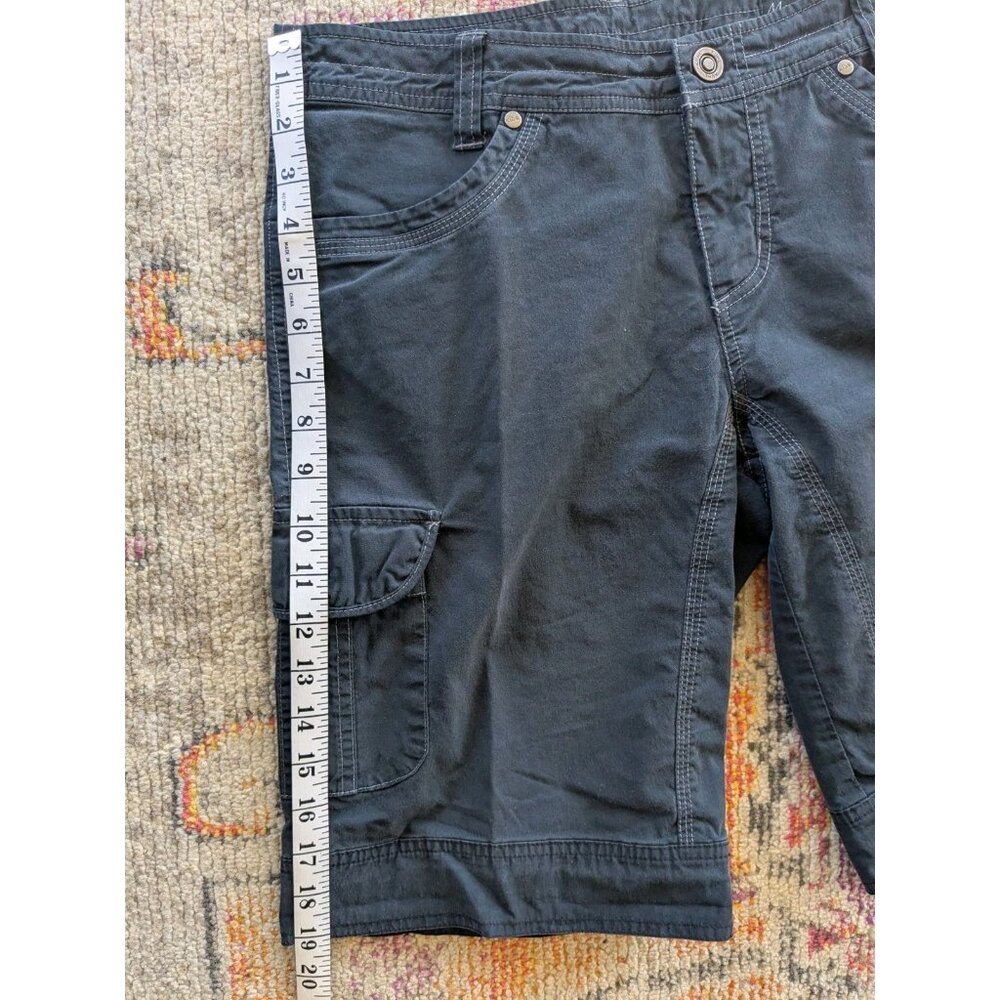 Kuhl Womens Splash Cargo Shorts Size 8 Black Hiking Mountain Culture Travel - Picture 12 of 13